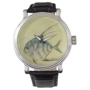 African Pompano Fish, Vintage Threadfin Trevally Watch