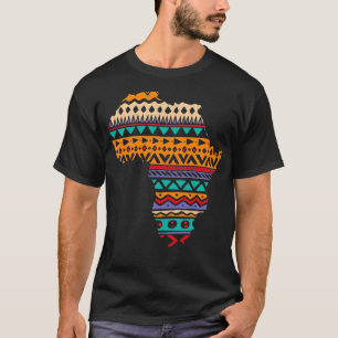 African Pride Traditional Dashiki Pattern Art Afri T-Shirt
