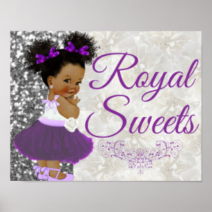 African Princess Purple   Royal Sweets Event Poster
