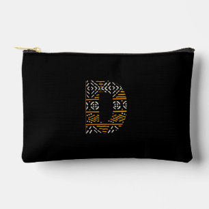 African Print Alphabet Accessory Pouch