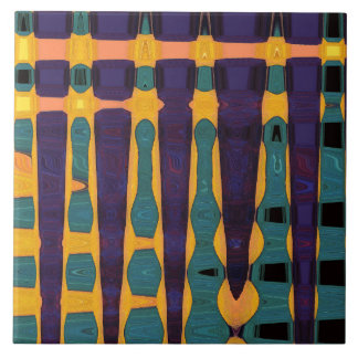 African Print Ceramic Tile