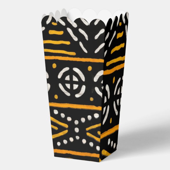 African Print  Favour Box (Back)