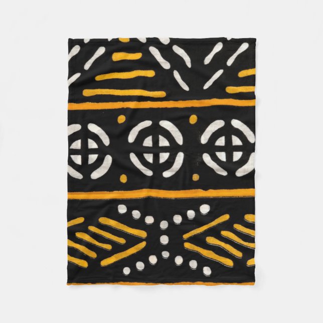 African Print Fleece Blanket (Front)