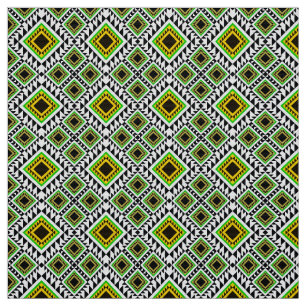 African print geometric pattern fabric