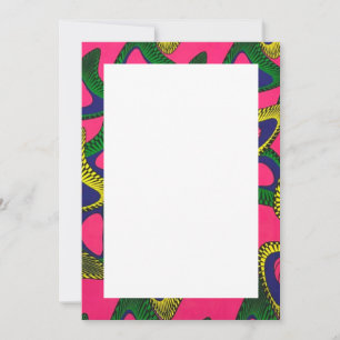 African Print Invitations & Announcements