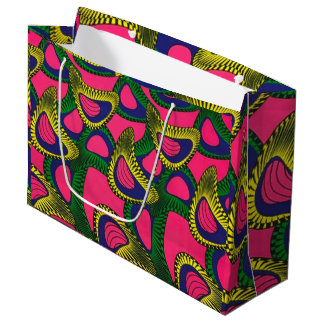 African Print Large Gift Bag