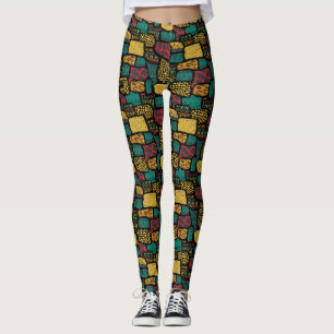 African Print Leggings
