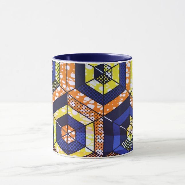 African Print Mug (Center)
