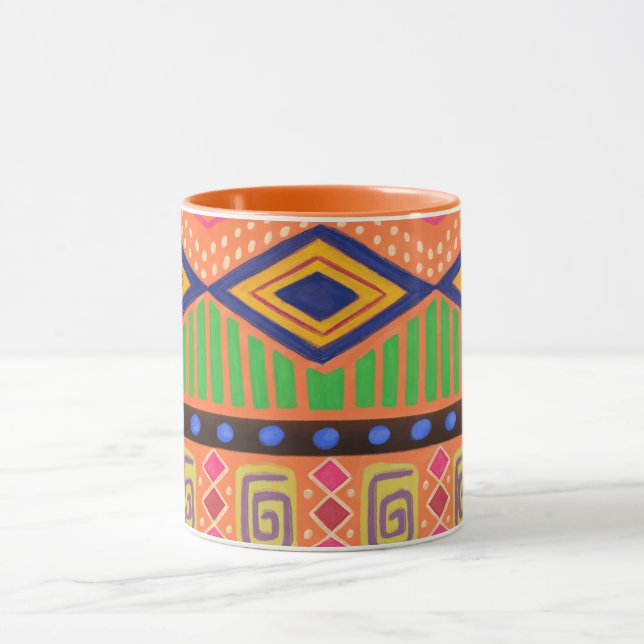African Print Mug (Center)