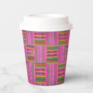 African Print Paper Cups
