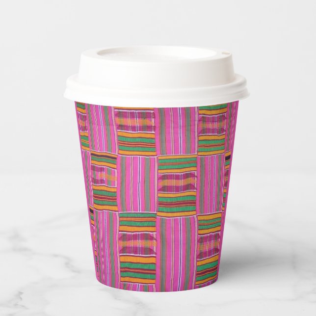 African Print Paper Cups (Front)