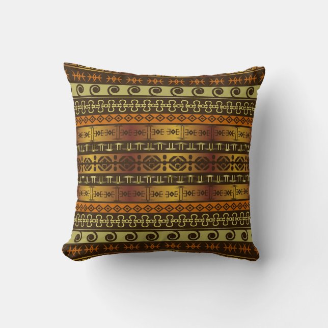 african print pillow (Front)