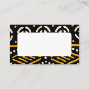 African Print Place Card