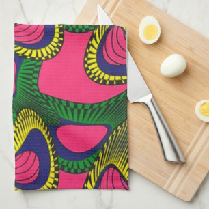 African Print Tea Towel