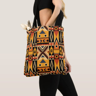 African Print Tote Bag