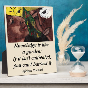 AFRICAN PROVERB PLAQUE
