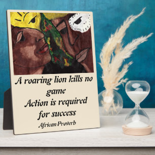 AFRICAN PROVERB PLAQUE