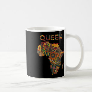 African Queen Art For Girls Women African Print Ke Coffee Mug