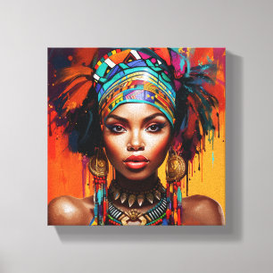 African Queen Canvas Print