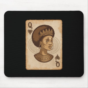 African Queen Card Melanin Black Pride Blm Junetee Mouse Pad