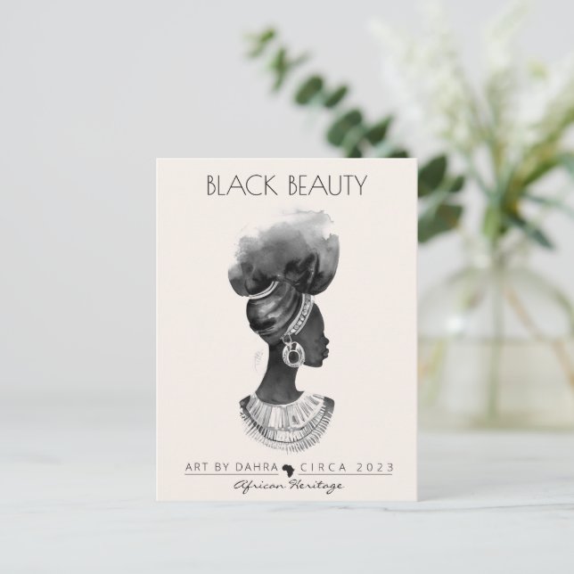 AFRICAN QUEEN POSTCARD (Standing Front)