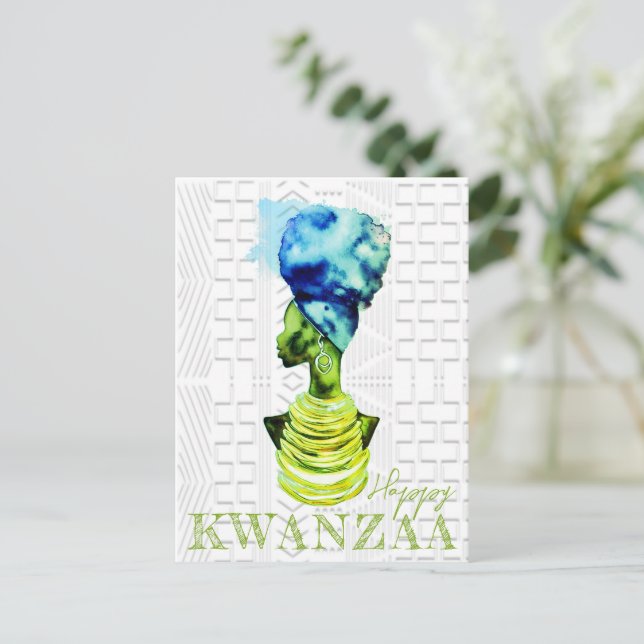 African Queen Postcard (Standing Front)