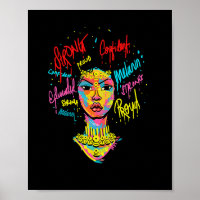 African Queen Strong Woman Black History Month Pro