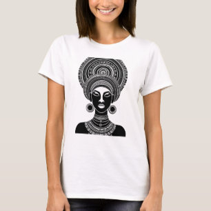 African Queen Tribal  – Bold Ethnic Fashion T-Shirt