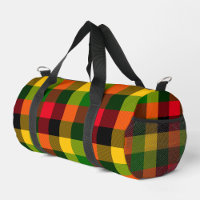African Rasta Reggae Colours Plaid Pattern Design