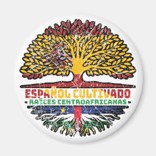 African Republic Central Africa Spanish Spain Magnet