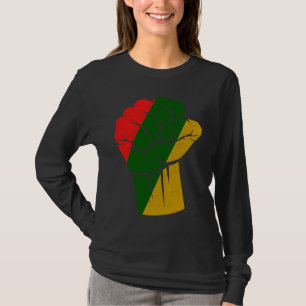African Rising Hand Fist Black History Month BLM A T-Shirt
