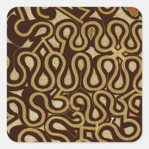 African River Spirits Square Sticker