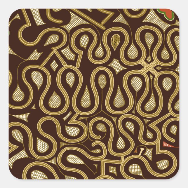 African River Spirits Square Sticker (Front)