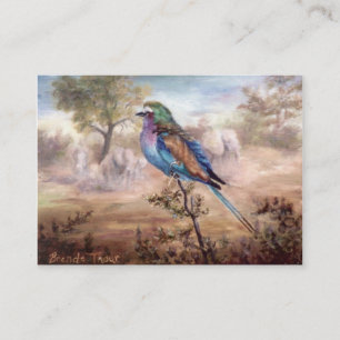 African Roller Business Card