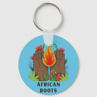 African Roots pride Key Ring