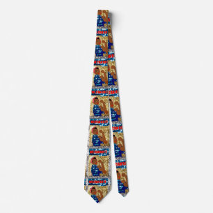 african rosie the riveter tie