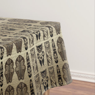 African Royalty-African Style Motif Tablecloth