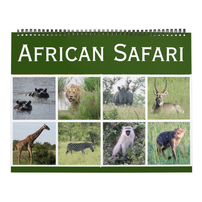 african safari 2027 large calendar (Cover)