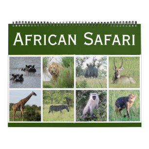 african safari 2027 large calendar