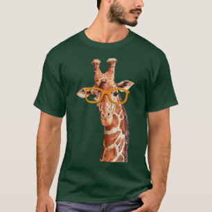 African Safari Animal Lover Funny Cool Giraffe T-Shirt