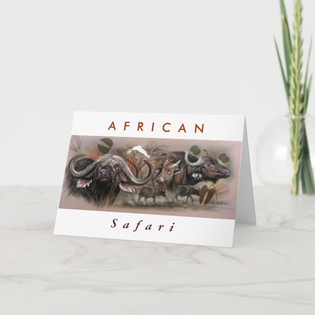 African Safari Card (Front)