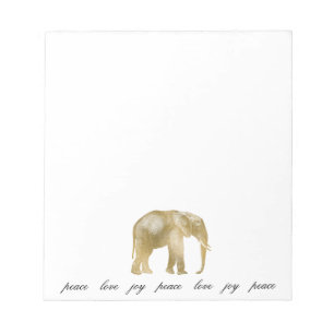 African Safari Elephant Notepad