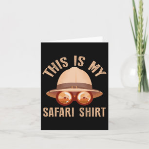 African Safari Family Vacation Zoo Animal Safari S Card