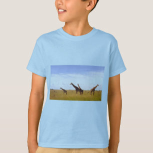 African Safari Giraffe Kenya Nairobi National Park T-Shirt
