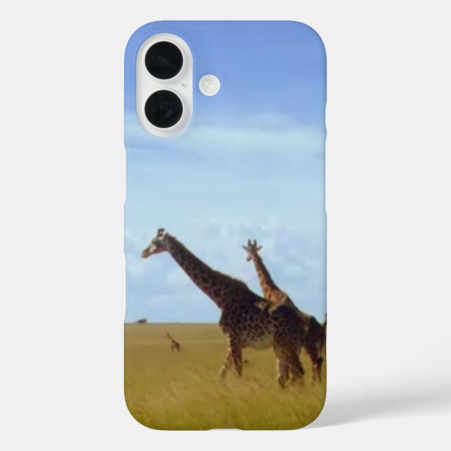 African Safari Giraffes Case-Mate iPhone Case (Back)