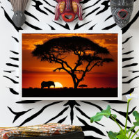 African Safari Sunset 