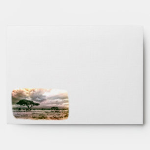 African Sahara Serengeti Savannah National Park Envelope
