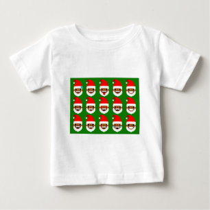 african santa emoji emoticons baby T-Shirt