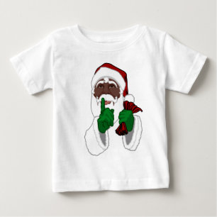 African Santa Shirt Baby Black Santa Shirt