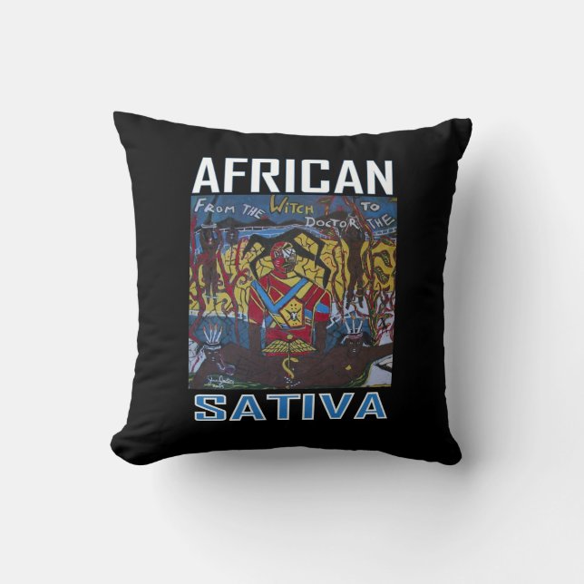 AFRICAN SATIVA CUSHION (Front)